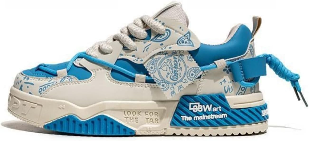 Мужские модные стильные кроссовки - комфортные и прочные для уличного стиля и скейтбординга - модный трендовый дизайн Dikermoon, синий
Мужские модные стильные кроссовки - комфортные и прочные для уличного стиля и скейтбординга - модный трендовый дизайн Dikermoon, синий