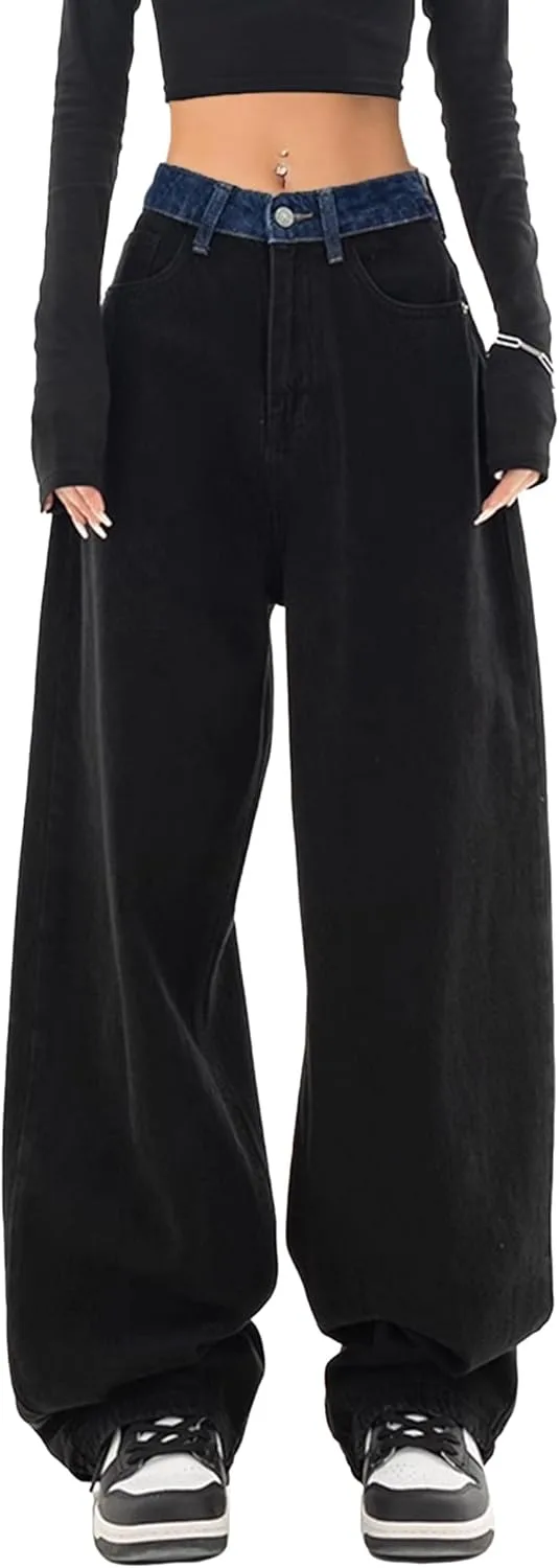 Emmiol женские джинсы baggy с пачворком mid-low waist wide leg
Emmiol женские джинсы baggy с пачворком mid-low waist wide leg