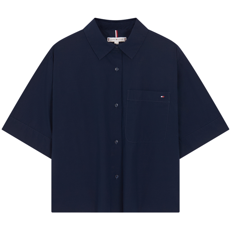 Рубашка с коротким рукавом и карманом Tommy Hilfiger, синий
Рубашка с коротким рукавом и карманом Tommy Hilfiger, синий