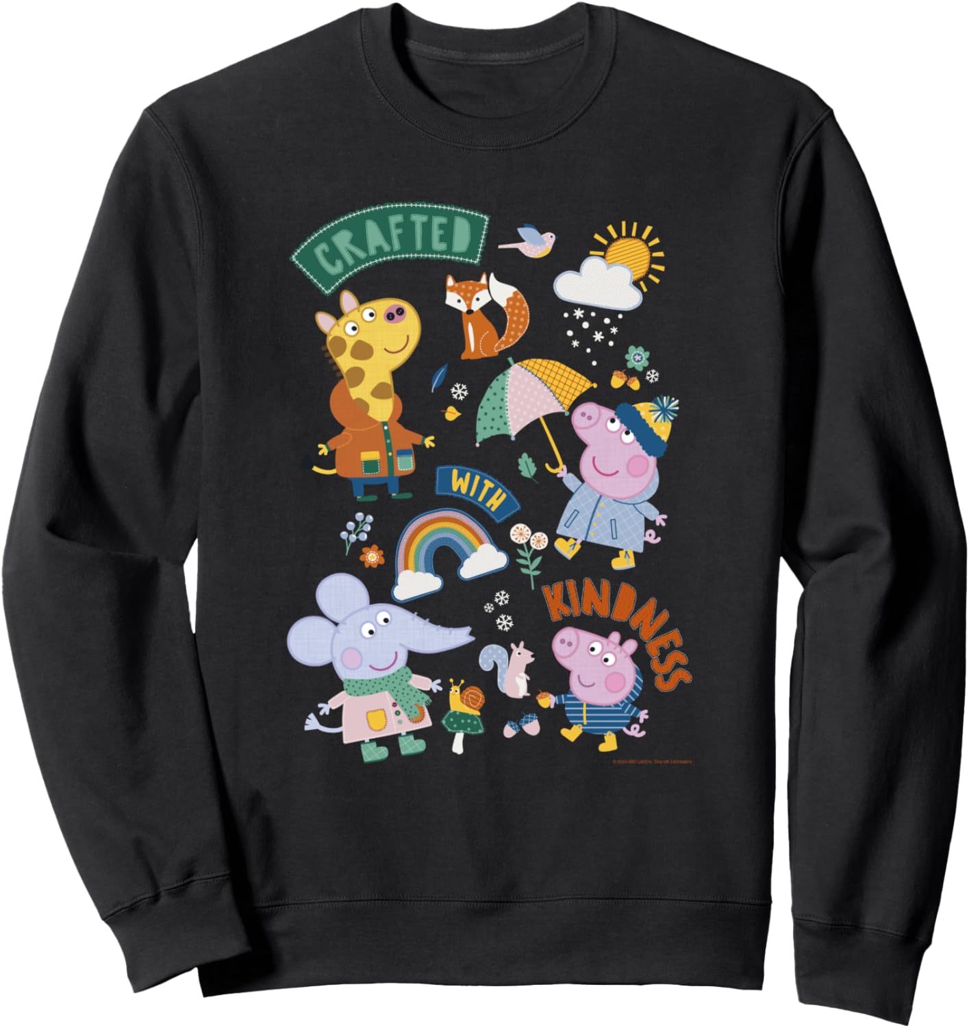 Толстовка с вышитым групповым фото «Свинка Пеппа: Творчество с добротой», черная Peppa Pig, Черный, Толстовка с вышитым групповым фото «Свинка Пеппа: Творчество с добротой», черная Peppa Pig
Толстовка с вышитым групповым фото «Свинка Пеппа: Творчество с добротой», черная Peppa Pig, Черный, Толстовка с вышитым групповым фото «Свинка Пеппа: Творчество с добротой», черная Peppa Pig