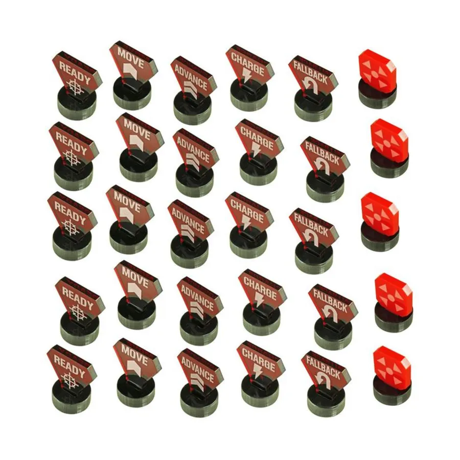 Набор боевых мегамаркеров, полупрозрачный красный и красный, Warhammer 40k - Kill Team Accessories (Litko Aerosystems)
Набор боевых мегамаркеров, полупрозрачный красный и красный, Warhammer 40k - Kill Team Accessories (Litko Aerosystems)