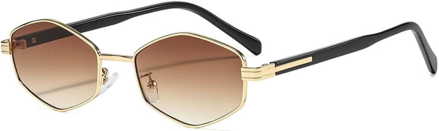 Солнцезащитные очки Willochra в стиле ретро с неровной металлической оправой для женщин и мужчин, 2026 год, модный винтажный шик, маленькая узкая золотая оправа, черные солнцезащитные очки, C8
Солнцезащитные очки Willochra в стиле ретро с неровной металлической оправой для женщин и мужчин, 2026 год, модный винтажный шик, маленькая узкая золотая оправа, черные солнцезащитные очки, C8