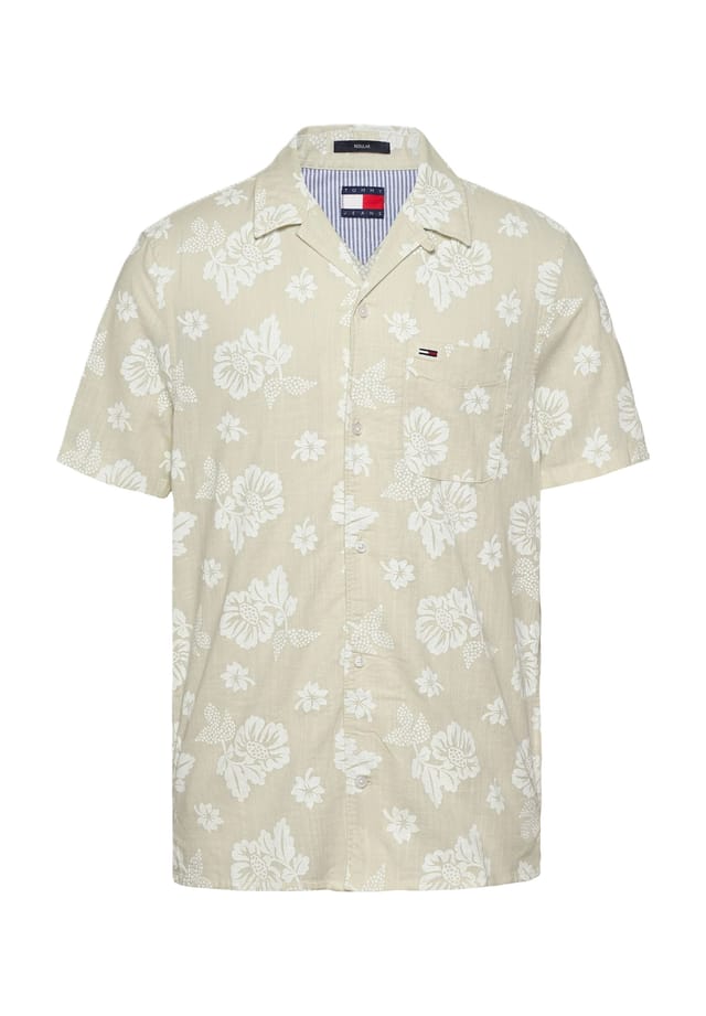 Повседневная рубашка обычного кроя с коротким рукавом и воротником-лацканами Tommy Jeans, цвет acg newsprint flo
Повседневная рубашка обычного кроя с коротким рукавом и воротником-лацканами Tommy Jeans, цвет acg newsprint flo