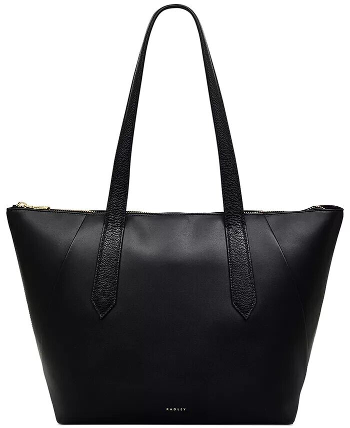 Сумка-тоут Bruton Street Small из кожи с застежкой-молнией Radley London, черный
Сумка-тоут Bruton Street Small из кожи с застежкой-молнией Radley London, черный