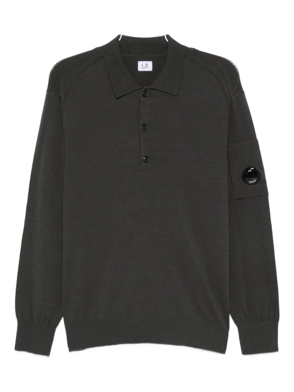 Шерстяная рубашка-поло с защитными линзами C.P. Company, серый
Шерстяная рубашка-поло с защитными линзами C.P. Company, серый