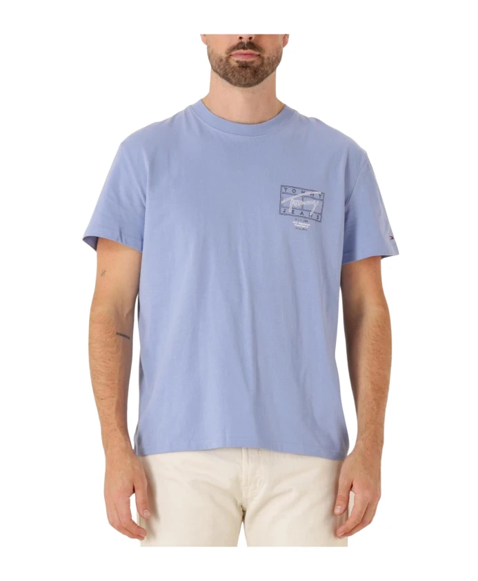 Футболка с круглым вырезом и фирменным логотипом на спине Tommy Jeans, синий
Футболка с круглым вырезом и фирменным логотипом на спине Tommy Jeans, синий