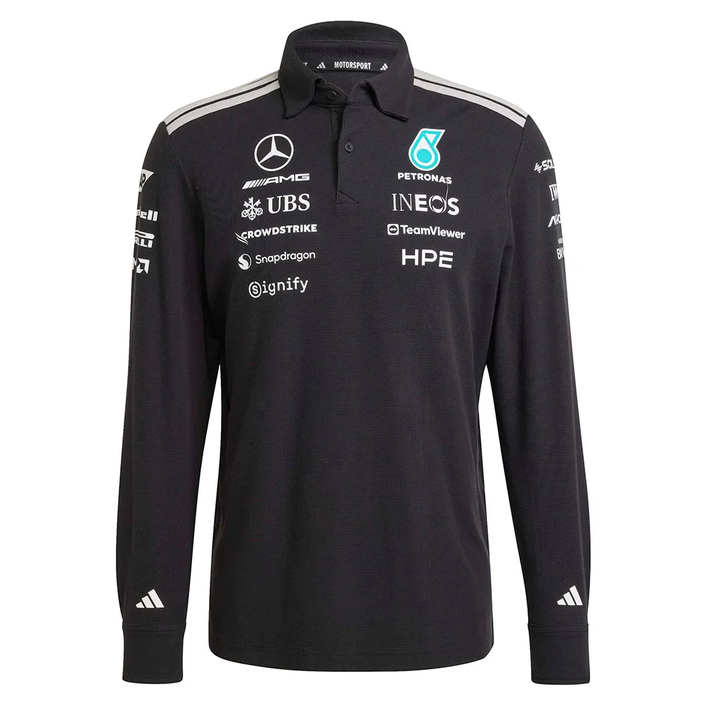 Поло с длинным рукавом adidas Mercedes-AMG Petronas F1 Team Engineers, черный
Поло с длинным рукавом adidas Mercedes-AMG Petronas F1 Team Engineers, черный