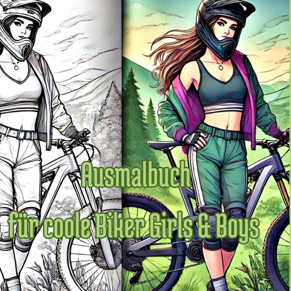 Ausmalbuch für coole Biker Girls und Boys: Schönes Ausmalbuch für coole Biker Girls und Boy , 25 kreative Motive, mit Biker und Bikerinnen, Familie ... von 8 - 18 Jahren und älter (German Edition) (Independently published)
Ausmalbuch für coole Biker Girls und Boys: Schönes Ausmalbuch für coole Biker Girls und Boy , 25 kreative Motive, mit Biker und Bikerinnen, Familie ... von 8 - 18 Jahren und älter (German Edition) (Independently published)