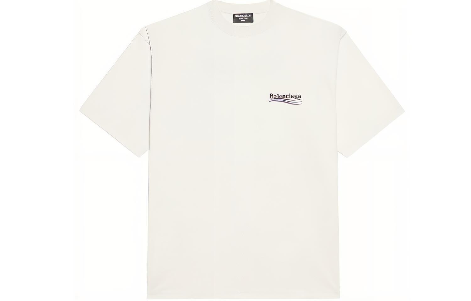 Футболка большого размера для политической кампании Balenciaga, белый
Футболка большого размера для политической кампании Balenciaga, белый