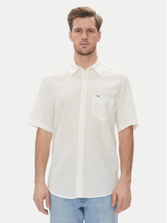 Рубашка обычного кроя 1 Pkt 112362728 Wrangler, белый 
Рубашка обычного кроя 1 Pkt 112362728 Wrangler, белый