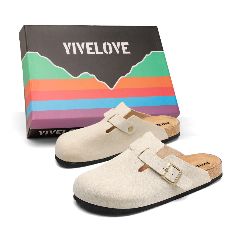 YIVELOVE Износостойкие противоскользящие тапочки с закрытым носком унисекс бело-серые, цвет White Gray
YIVELOVE Износостойкие противоскользящие тапочки с закрытым носком унисекс бело-серые, цвет White Gray