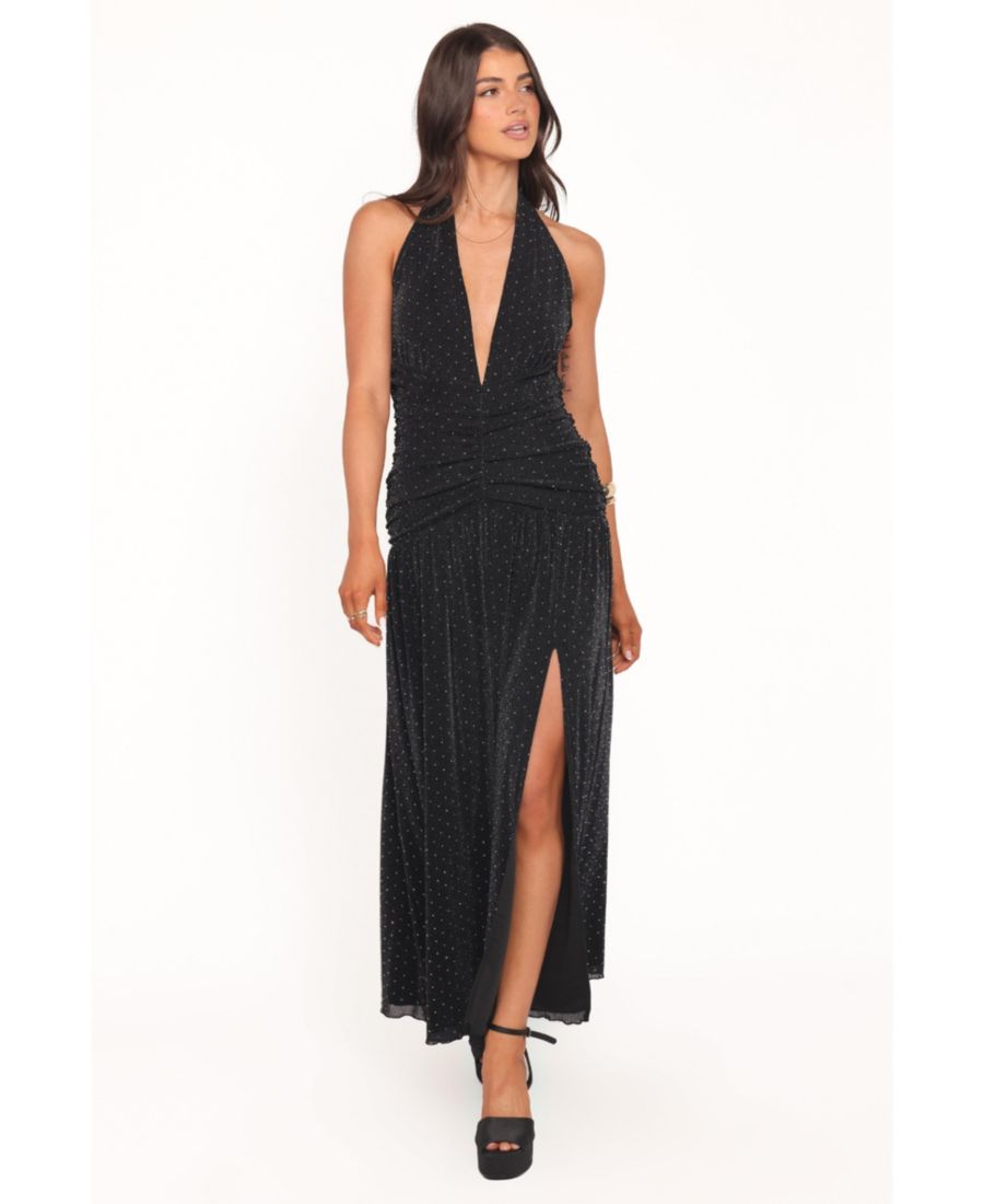 Женское длинное платье Lucas с завязками на шее Petal and Pup, Black
Женское длинное платье Lucas с завязками на шее Petal and Pup, Black