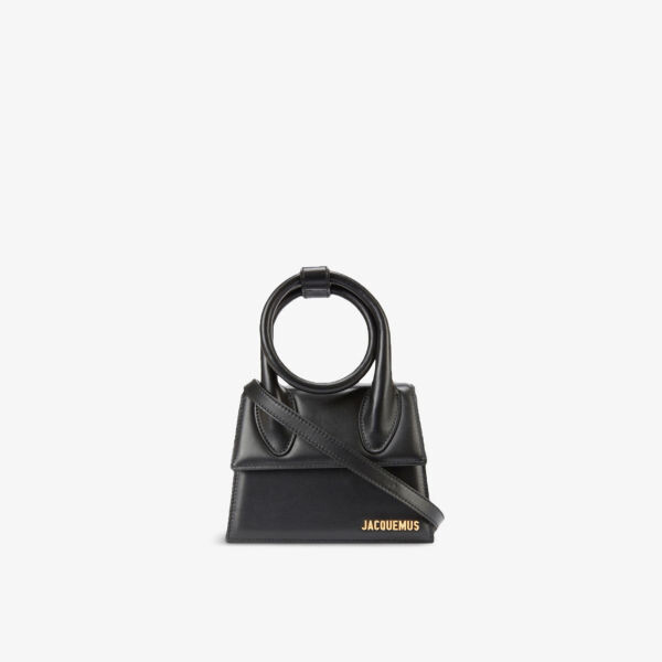 Кожаная сумка Le Chiquito Noeud среднего размера с верхней ручкой Jacquemus, черный
Кожаная сумка Le Chiquito Noeud среднего размера с верхней ручкой Jacquemus, черный