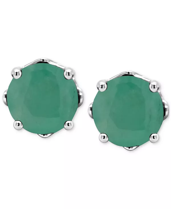 Серьги-Гвоздики с сапфирами (1-1/5 карата) из стерлингового серебра (также с рубинами и изумрудами) Macy'S, emerald
Серьги-Гвоздики с сапфирами (1-1/5 карата) из стерлингового серебра (также с рубинами и изумрудами) Macy'S, emerald