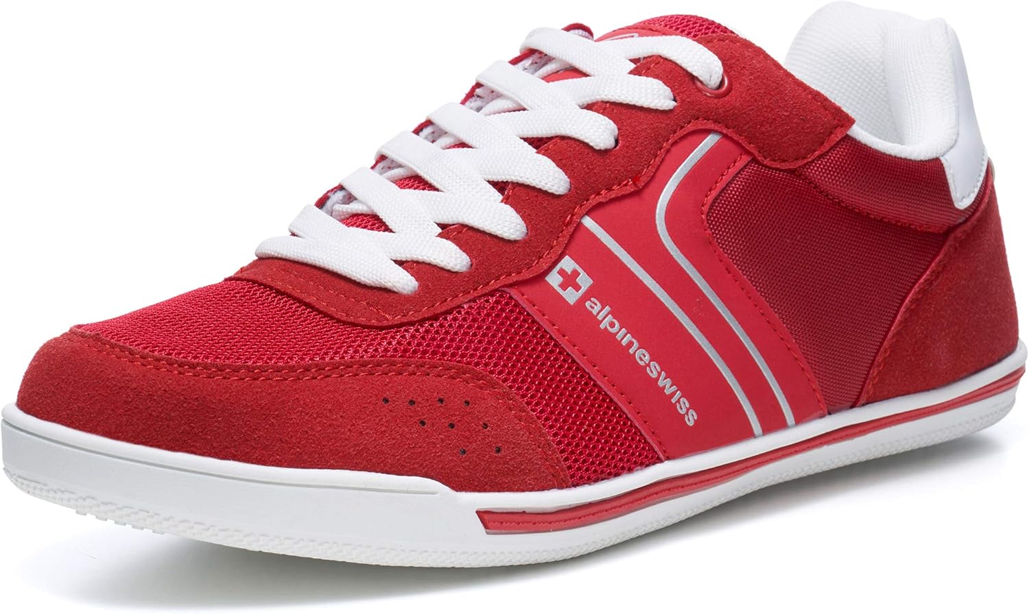 Мужские повседневные кроссовки Alpine Swiss Liam, Модные кроссовки с замшевой отделкой, Низкие стильные теннисные кроссовки на шнуровке, красный
Мужские повседневные кроссовки Alpine Swiss Liam, Модные кроссовки с замшевой отделкой, Низкие стильные теннисные кроссовки на шнуровке, красный