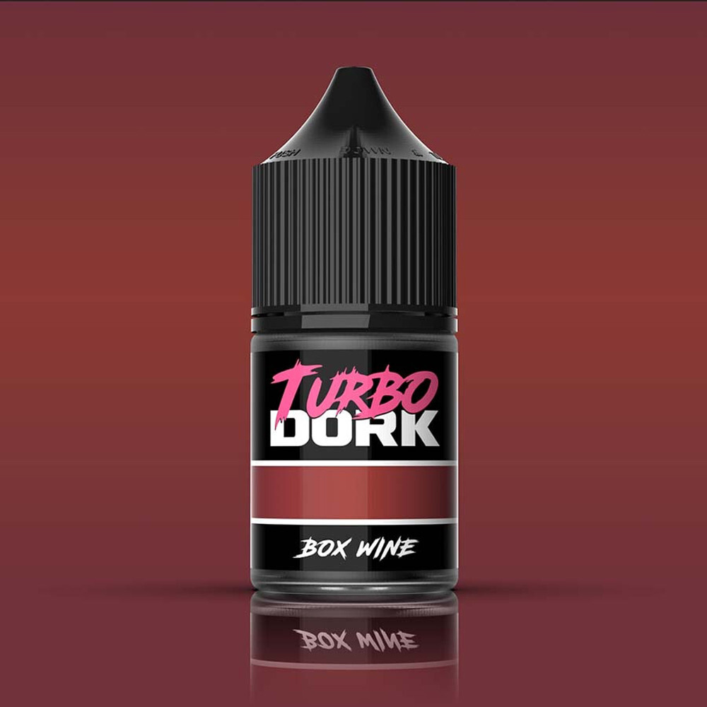 Аксессуары Turbo Dork Metallic Acrylic Paint: Box Wine (22ml)
Аксессуары Turbo Dork Metallic Acrylic Paint: Box Wine (22ml)
