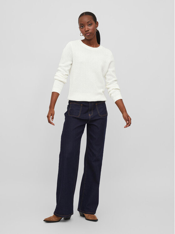 Свитер обычного кроя Vila, белый 
Свитер обычного кроя Vila, белый