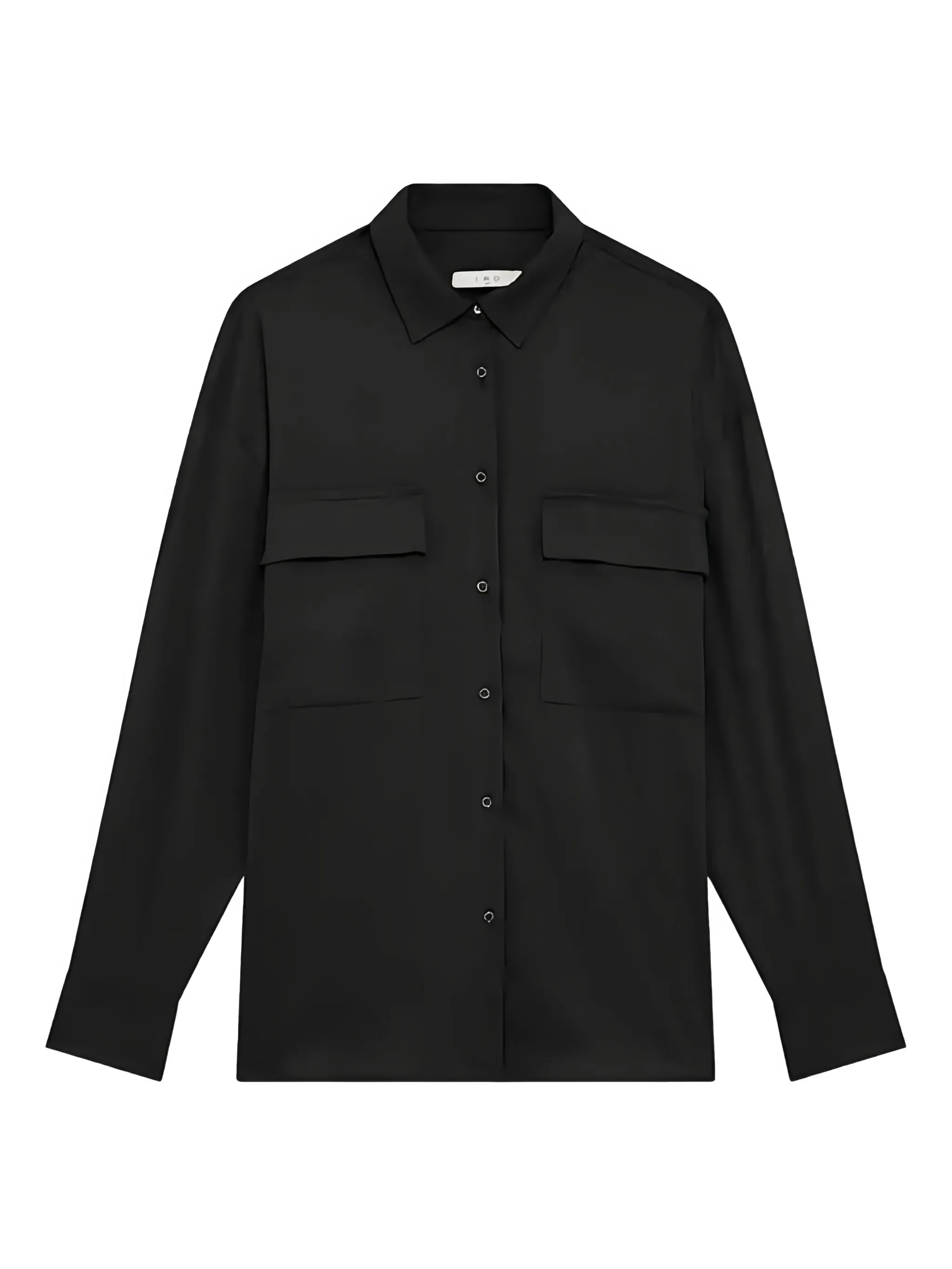 Рубашка с нагрудным карманом и длинными рукавами Iro, черный
Рубашка с нагрудным карманом и длинными рукавами Iro, черный