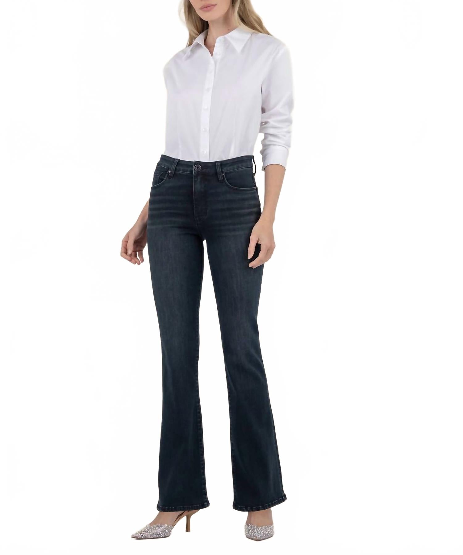 Расклешенные джинсовые брюки Ana High Rise Dark Wash Kut From The Kloth, Dark Wash
Расклешенные джинсовые брюки Ana High Rise Dark Wash Kut From The Kloth, Dark Wash