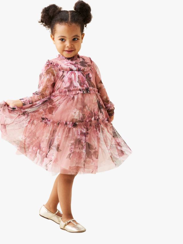 Детское платье с длинными рукавами из сетчатой ткани Angel & Rocket, Pink/Multi
Детское платье с длинными рукавами из сетчатой ткани Angel & Rocket, Pink/Multi