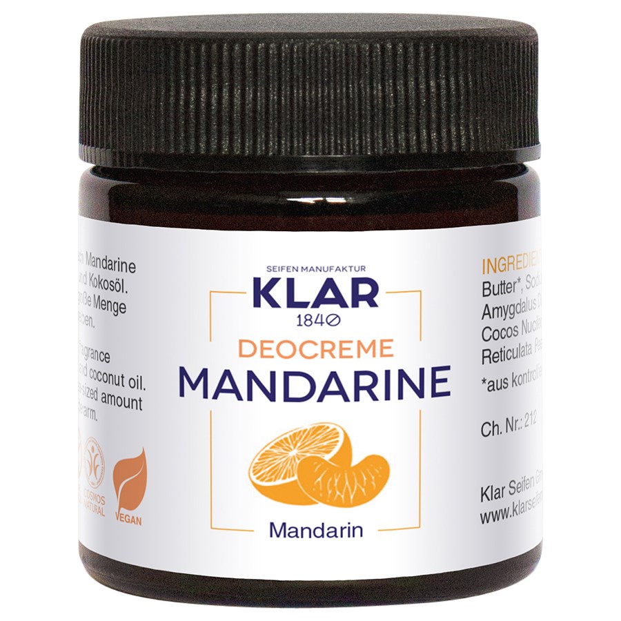 Дезодорант mandarine Klar Seifen, объем 30 мл
Дезодорант mandarine Klar Seifen, объем 30 мл