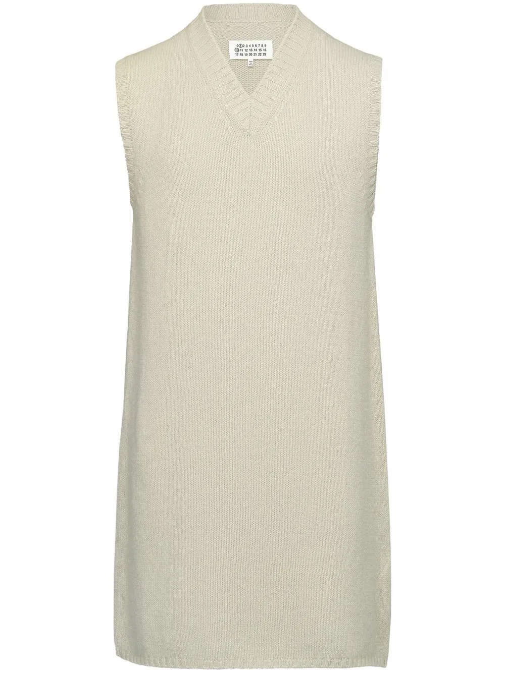 Платье без рукавов с V-образным вырезом MAISON MARGIELA, серый
Платье без рукавов с V-образным вырезом MAISON MARGIELA, серый