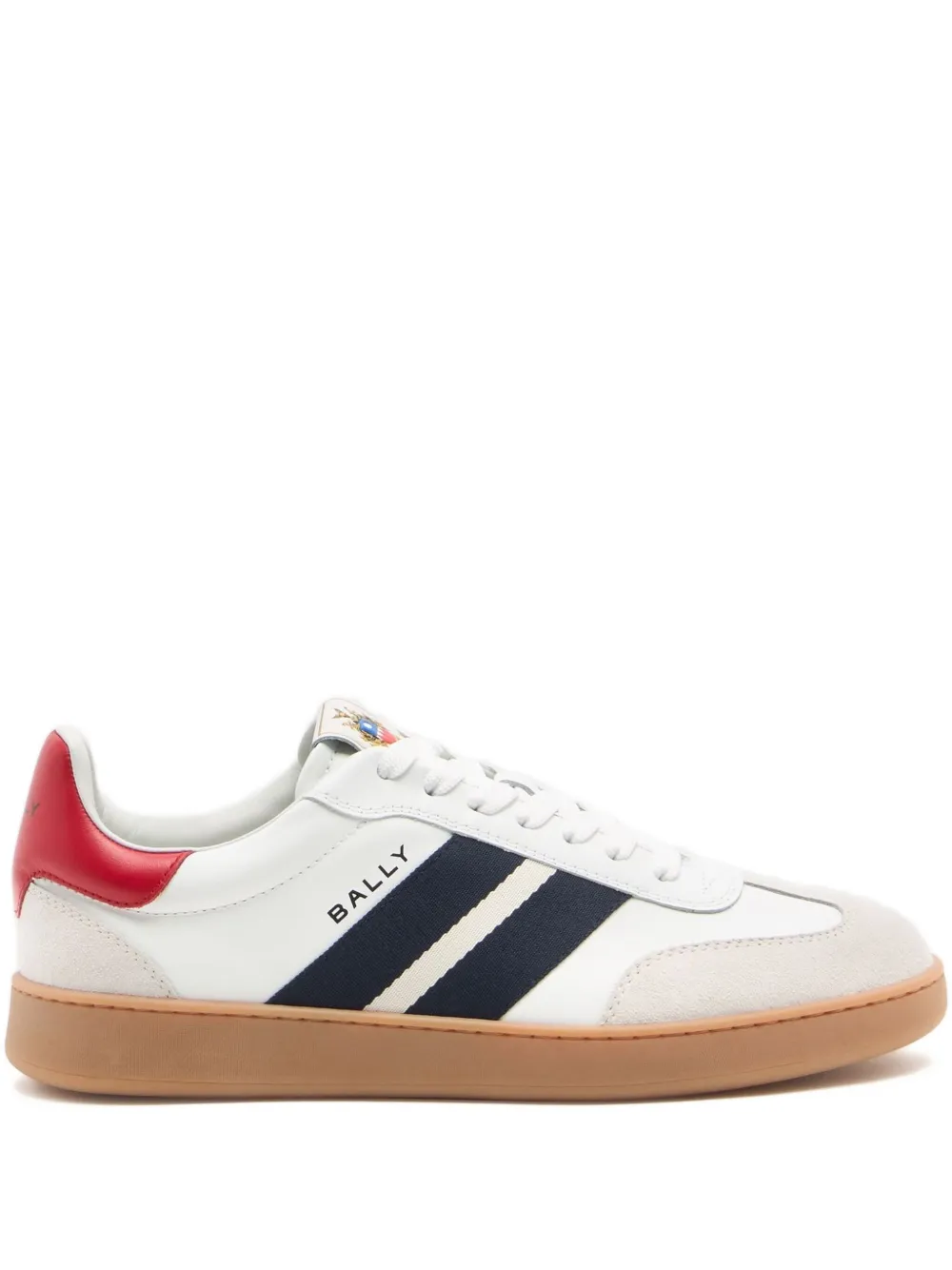 Кожаные кеды Retro Crest в полоску Bally, белый
Кожаные кеды Retro Crest в полоску Bally, белый