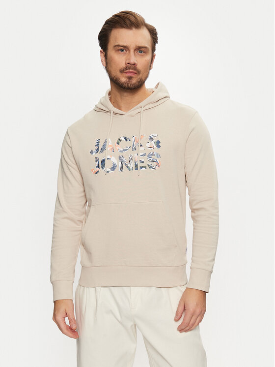 Свободный крой толстовки Bryan 12268128 Jack&Jones, бежевый 
Свободный крой толстовки Bryan 12268128 Jack&Jones, бежевый