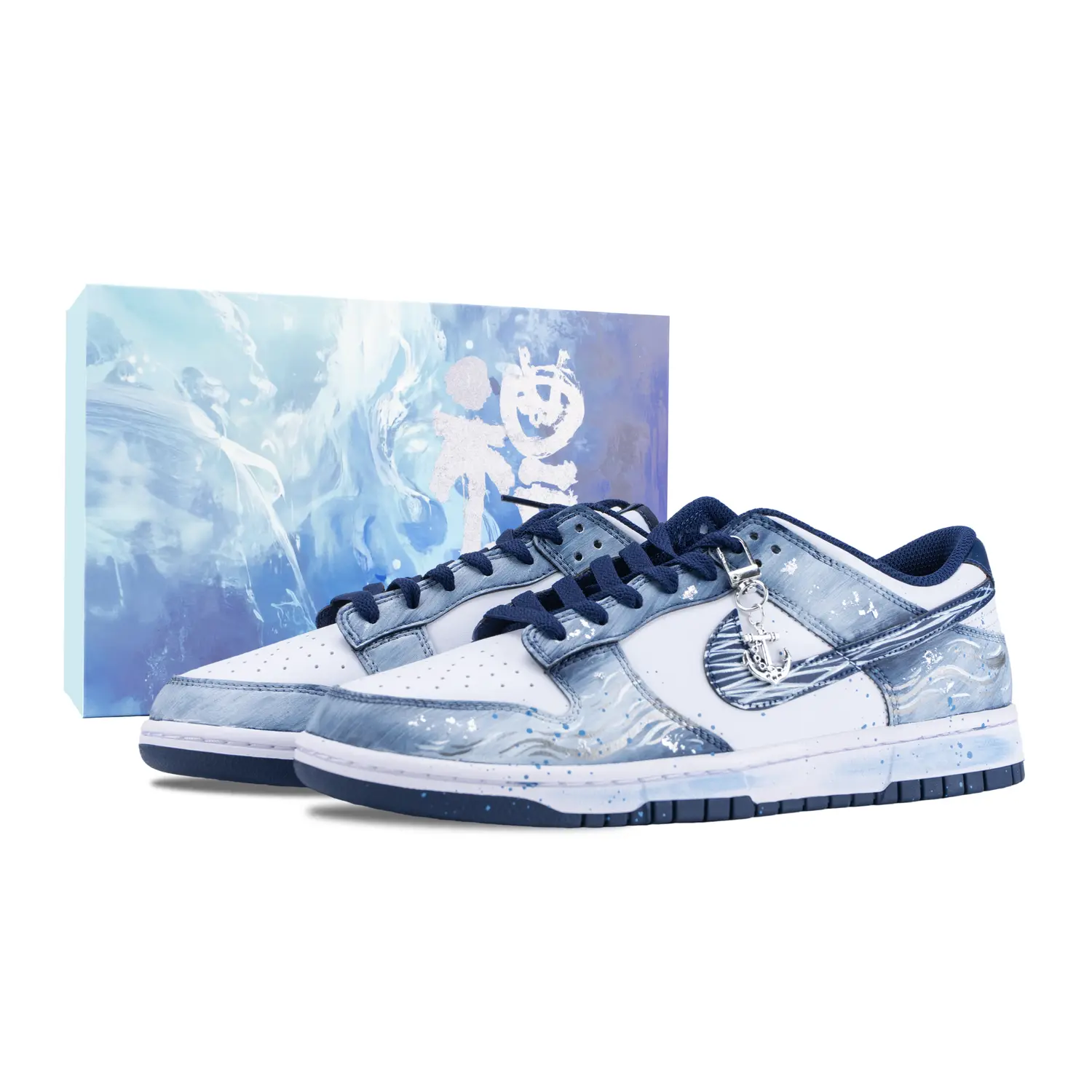 Nike Данк Джейд Си Тайд Борн противоскользящие износостойкие низкие скейтборд кроссовки унисекс бело-синие (специальная коробка), цвет White Blue (Special Box)
Nike Данк Джейд Си Тайд Борн противоскользящие износостойкие низкие скейтборд кроссовки унисекс бело-синие (специальная коробка), цвет White Blue (Special Box)