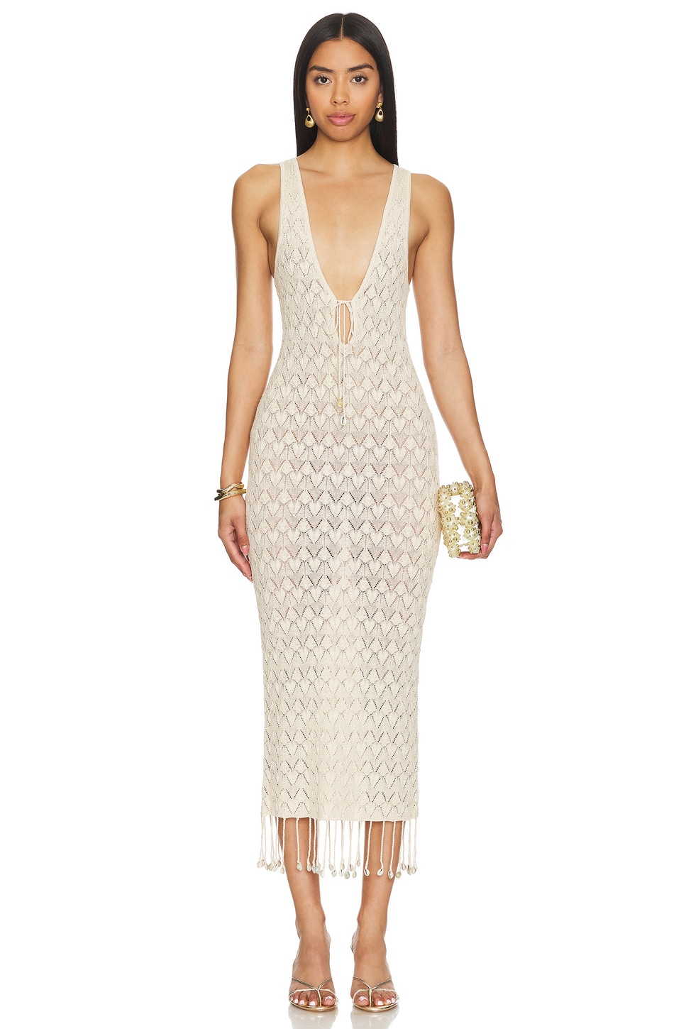 Платье миди с вырезом-замочной скважиной abeni Camila Coelho, цвет nude
Платье миди с вырезом-замочной скважиной abeni Camila Coelho, цвет nude