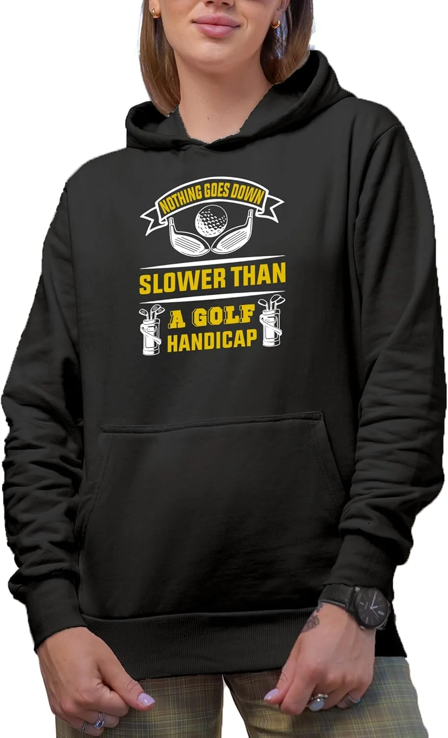 Толстовка с капюшоном Nothing Goes Down Slower Than a Golf Handicap, с мячом и клюшками Make Your Mark Design
Толстовка с капюшоном Nothing Goes Down Slower Than a Golf Handicap, с мячом и клюшками Make Your Mark Design