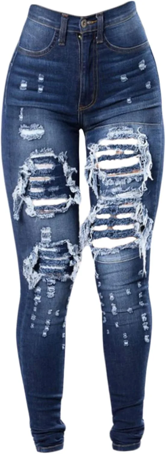 Soluo женские джинсы с высокой талией, рваные, plus size
Soluo женские джинсы с высокой талией, рваные, plus size