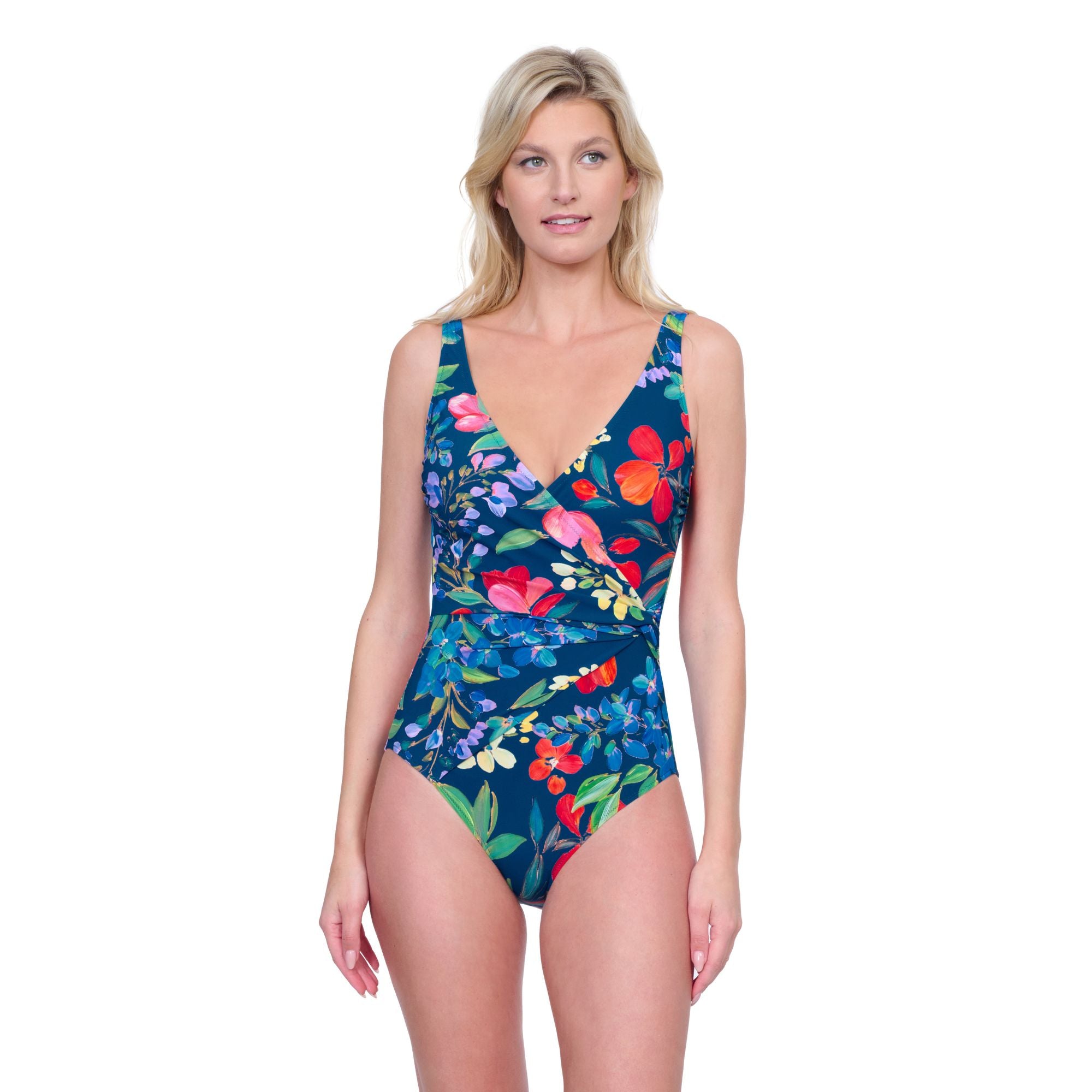 Свадебный купальник с V-образным вырезом и запахом Gottex, мультиколор
Свадебный купальник с V-образным вырезом и запахом Gottex, мультиколор