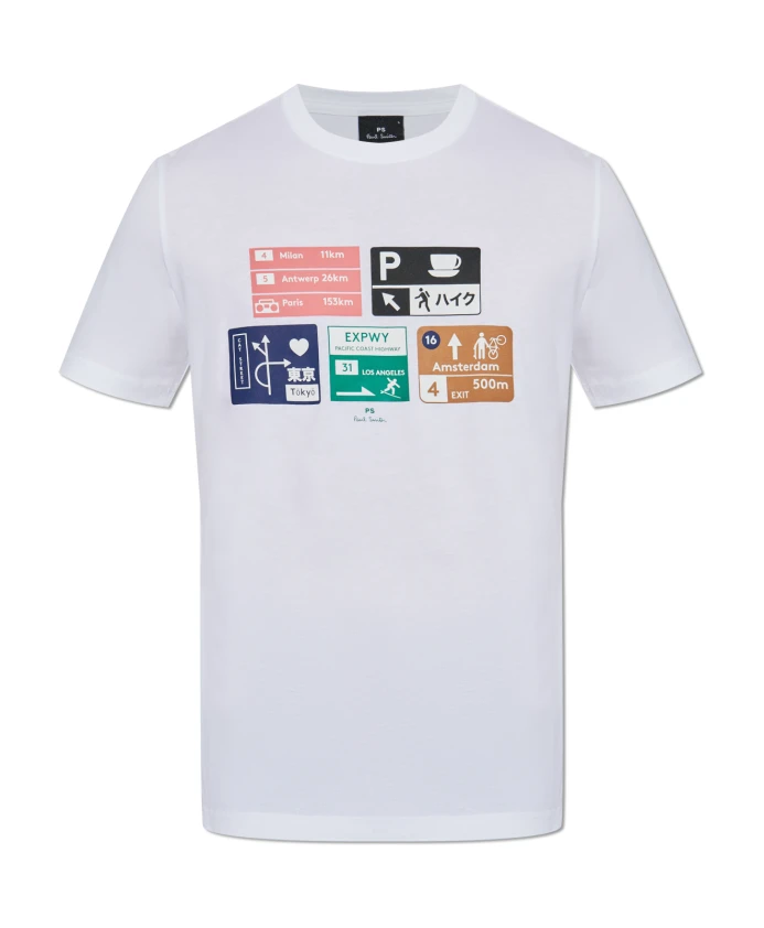 Футболка с ярким принтом Ps By Paul Smith, белый
Футболка с ярким принтом Ps By Paul Smith, белый