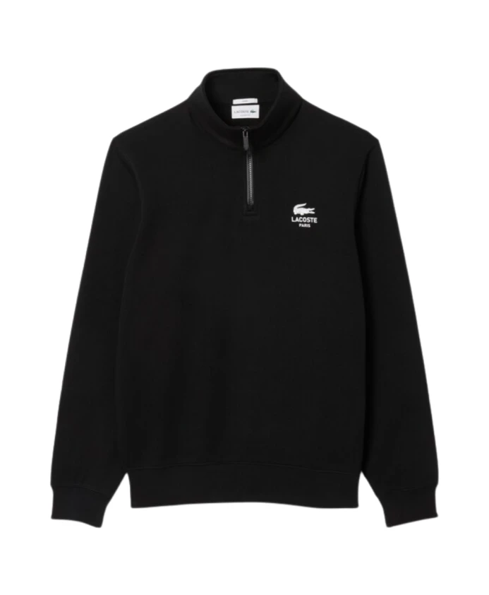 Толстовка Bedrucktes с высоким воротником и застежкой-молнией Lacoste, черный
Толстовка Bedrucktes с высоким воротником и застежкой-молнией Lacoste, черный