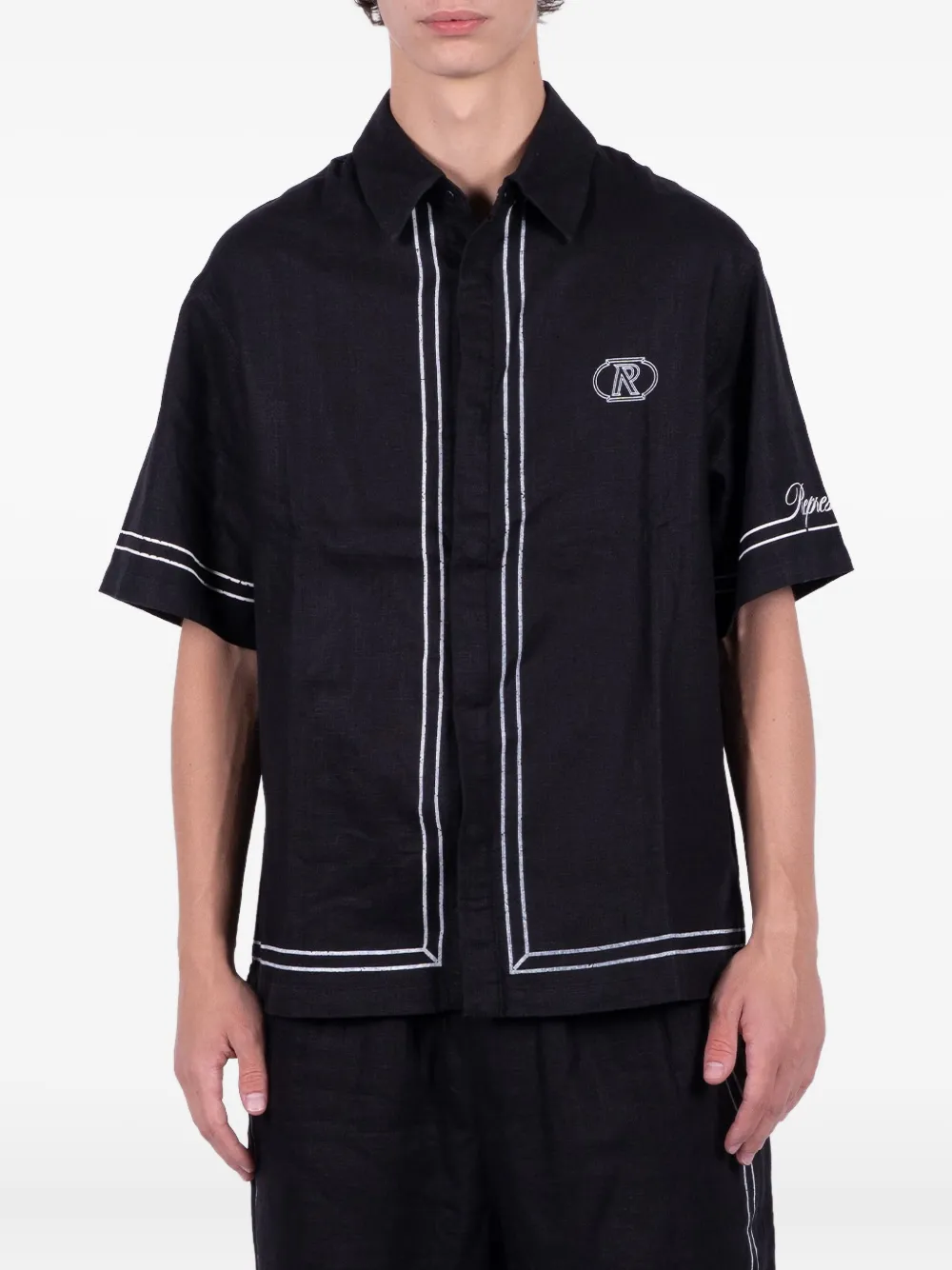 Рубашка с логотипом на кайме Represent, черный
Рубашка с логотипом на кайме Represent, черный