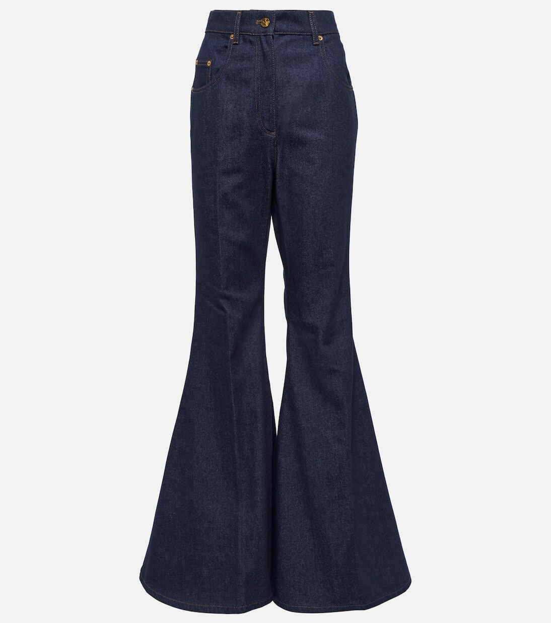 Расклешенные джинсы с высокой посадкой Nina Ricci, синий
Расклешенные джинсы с высокой посадкой Nina Ricci, синий