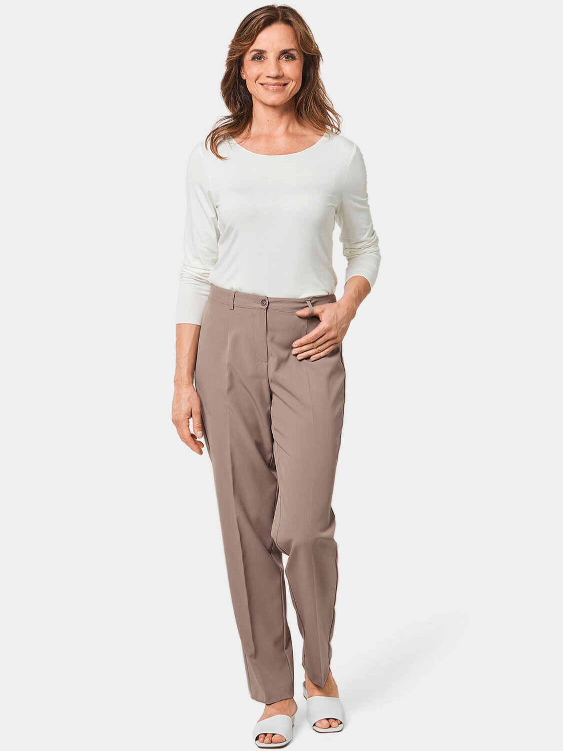 Брюки GOLDNER Hose, серо-коричневый
Брюки GOLDNER Hose, серо-коричневый