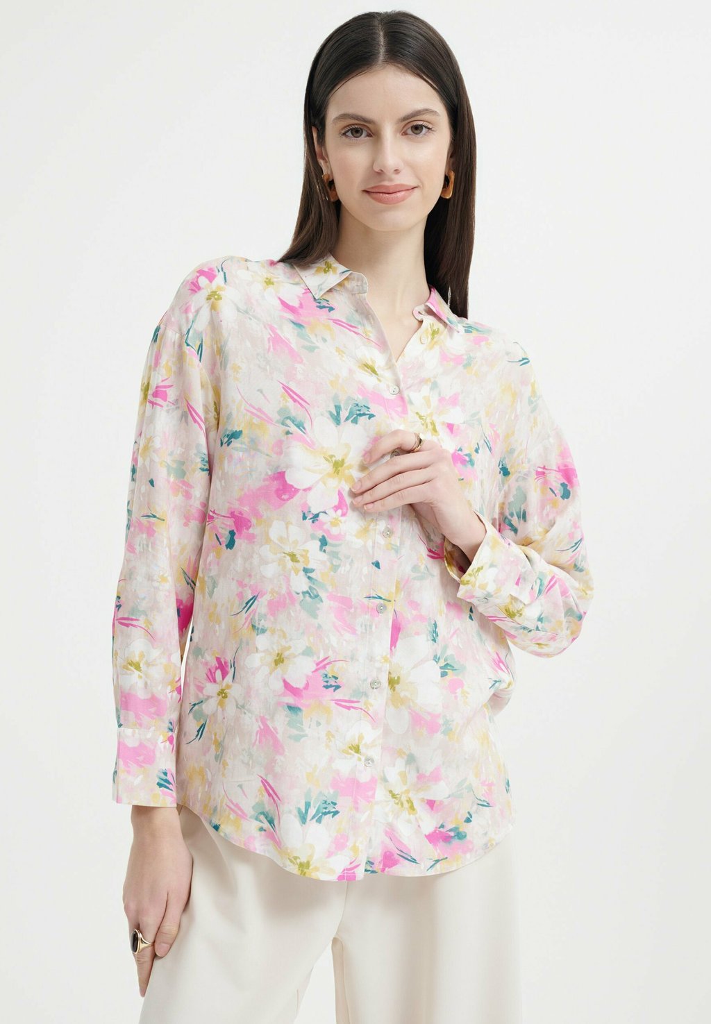 Блузка на пуговицах Greenpoint, мультиколор
Блузка на пуговицах Greenpoint, мультиколор