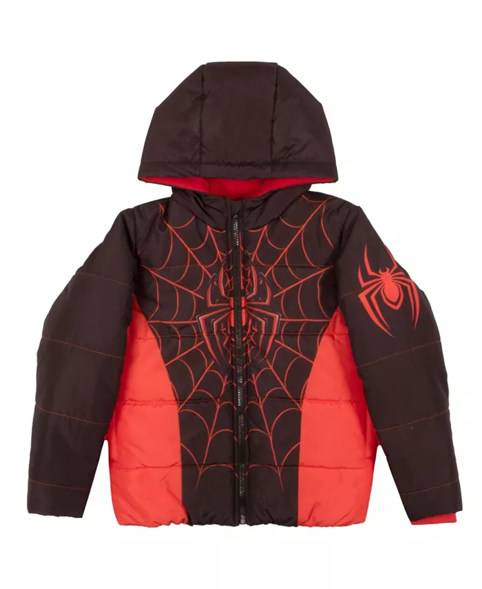 Большая зимняя куртка для мальчиков с принтом Marvel Человек-паук Miles Morales, красный
Большая зимняя куртка для мальчиков с принтом Marvel Человек-паук Miles Morales, красный
