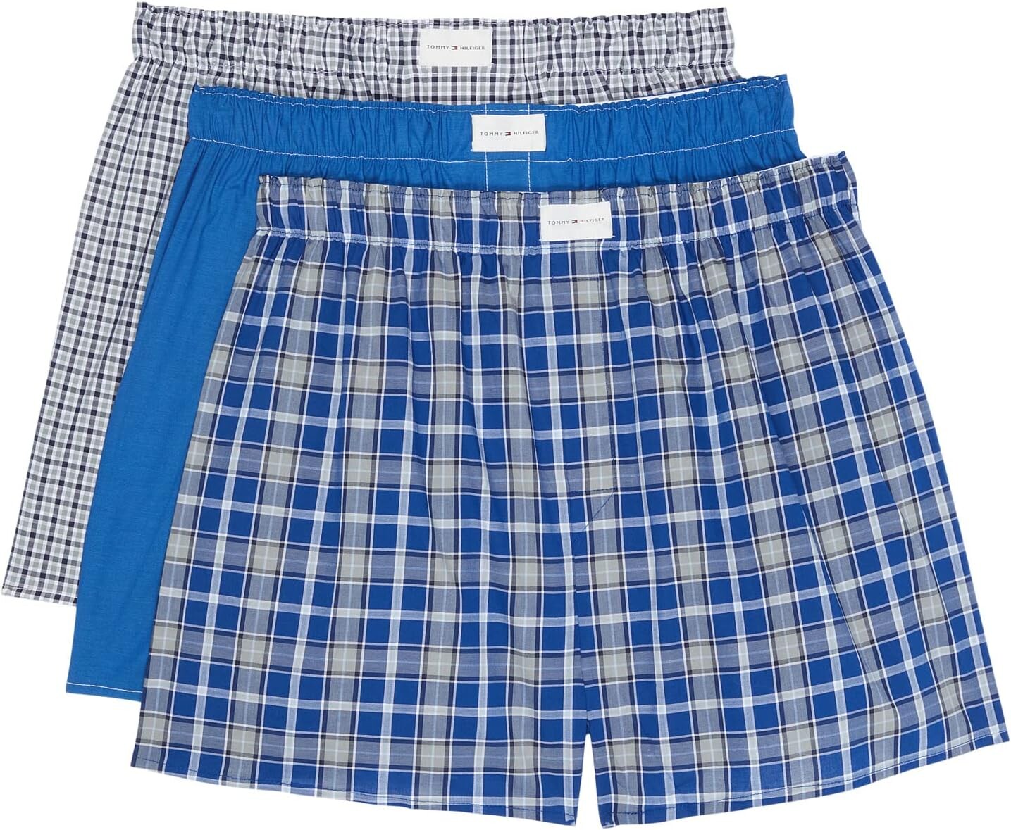 Тканые трусы-боксеры из хлопка Classics (3 шт.) Tommy Hilfiger, цвет Glacier 
Тканые трусы-боксеры из хлопка Classics (3 шт.) Tommy Hilfiger, цвет Glacier