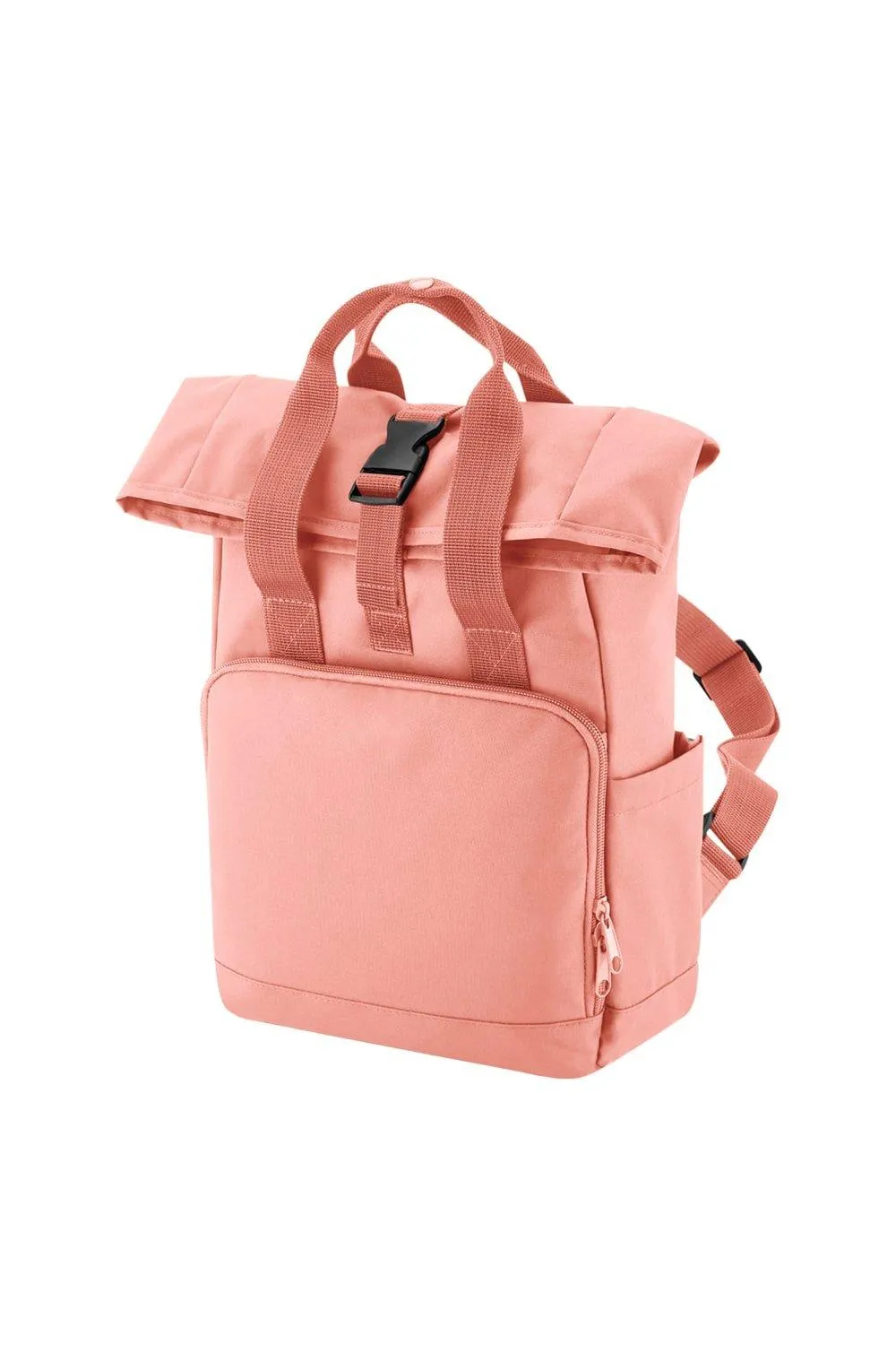 Рюкзак Roll Top из переработанного материала с двумя ручками Bagbase, розовый
Рюкзак Roll Top из переработанного материала с двумя ручками Bagbase, розовый