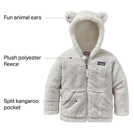 Флисовая куртка с капюшоном Furry Friends – для младенцев Patagonia, белый
Флисовая куртка с капюшоном Furry Friends – для младенцев Patagonia, белый