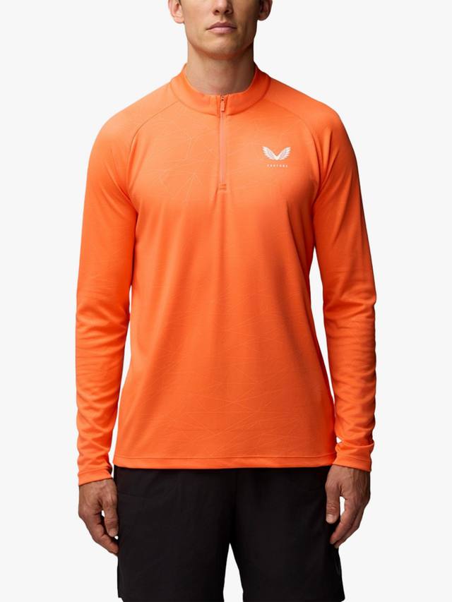 Мужская тренировочная толстовка Adapt с длинными рукавами и молнией на 1/4 Castore, Bright Orange/Mid Grey
Мужская тренировочная толстовка Adapt с длинными рукавами и молнией на 1/4 Castore, Bright Orange/Mid Grey