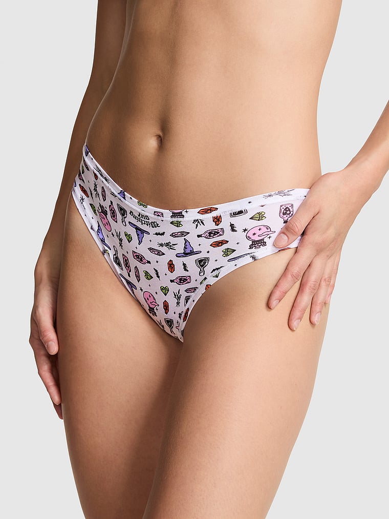 Хлопковые трусики-развратницы Pink, smooth white witchy print
Хлопковые трусики-развратницы Pink, smooth white witchy print