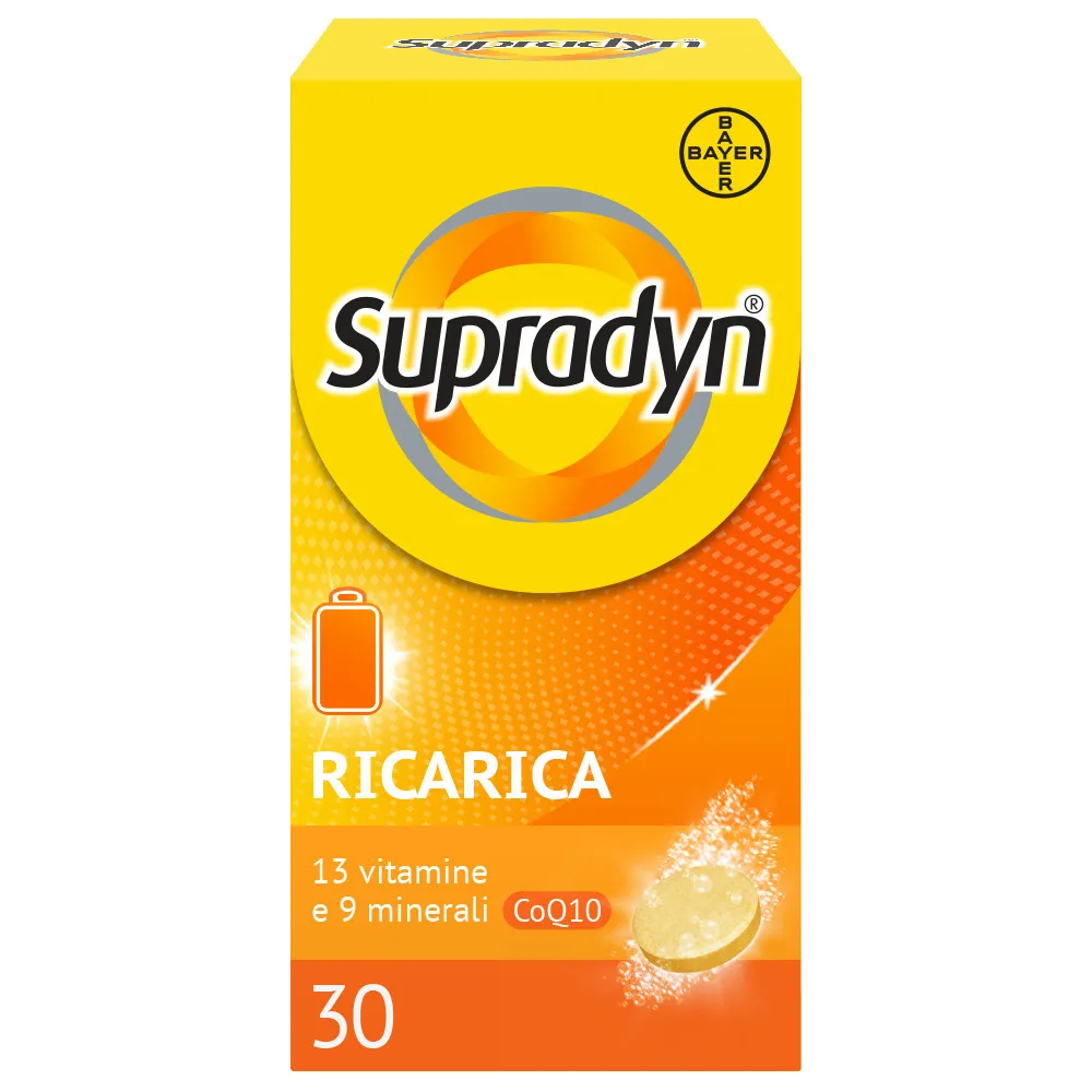 Supradyn Refill Supplement 30 мультивитаминных и минеральных таблеток
Supradyn Refill Supplement 30 мультивитаминных и минеральных таблеток