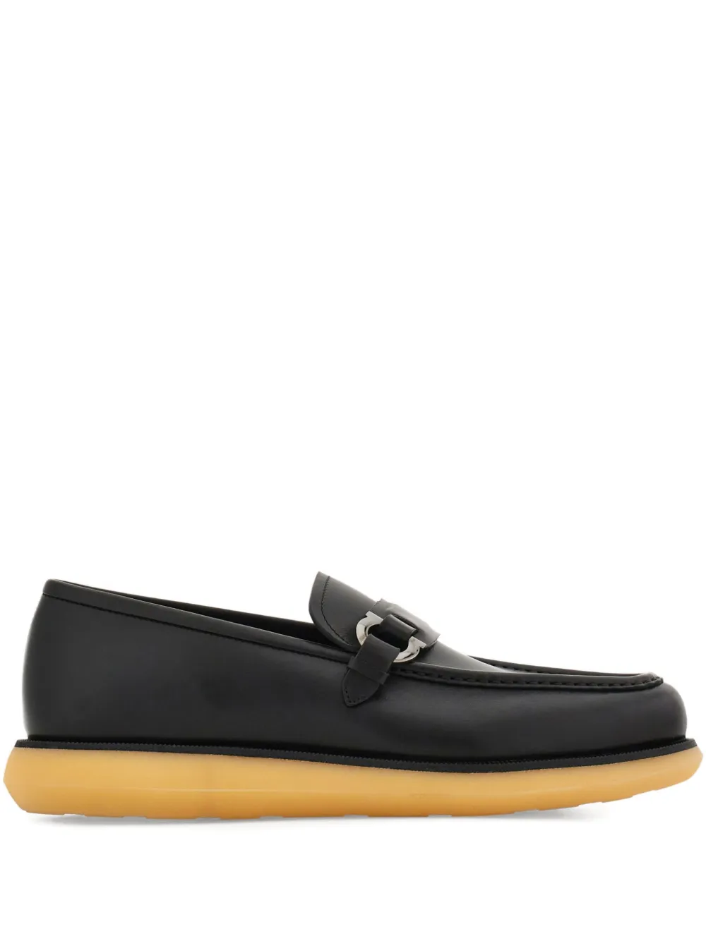 Лоферы с декором Gancini Ferragamo, черный
Лоферы с декором Gancini Ferragamo, черный