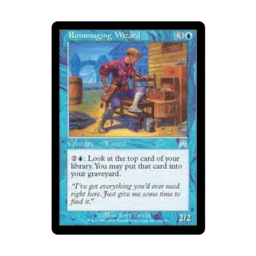 CCG Волшебник роющихся (U), MTG - Onslaught
CCG Волшебник роющихся (U), MTG - Onslaught