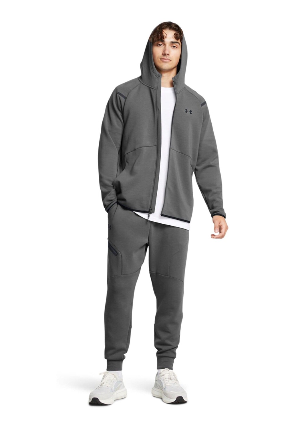 Толстовка с капюшоном из флиса на молнии Unstoppable Under Armour, серый
Толстовка с капюшоном из флиса на молнии Unstoppable Under Armour, серый