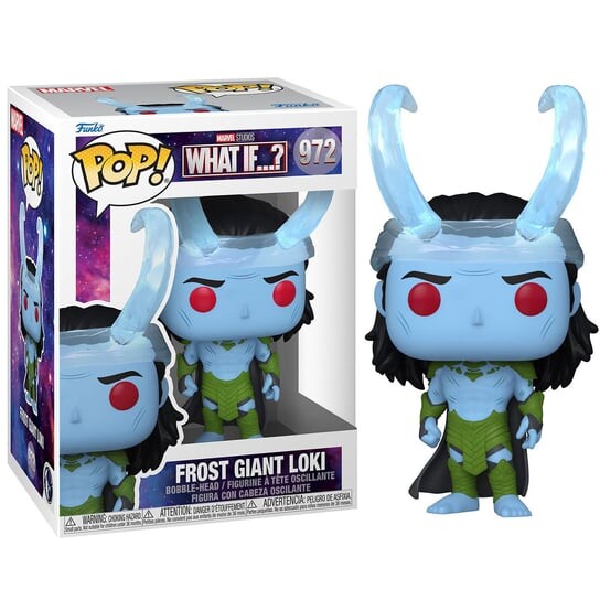 Funko POP! Marvel What If..., коллекционная фигурка, Ледяной великан Локии
Funko POP! Marvel What If..., коллекционная фигурка, Ледяной великан Локии
